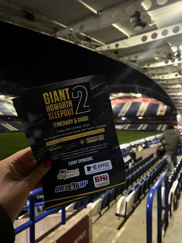 Sponsors flyer with John Smiths stadium backdrop