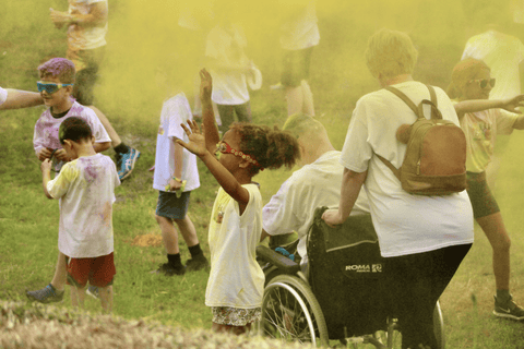 Yellow Colour party fight