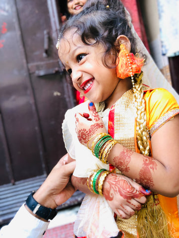Kanpur child at Diwali