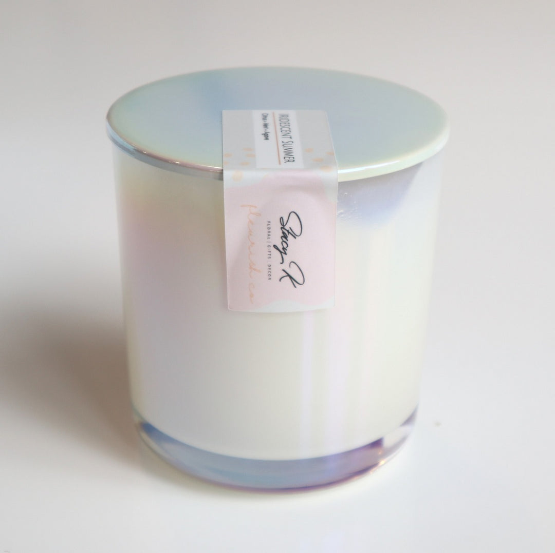 The Flower Bar Candle, Lilac + Jasmine + Pear