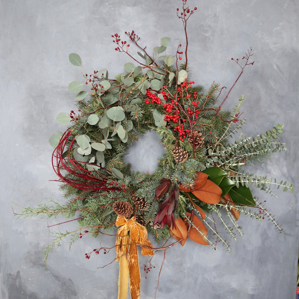 Winter Floral Arrangements Using Greenery from the Yard@judyschickens