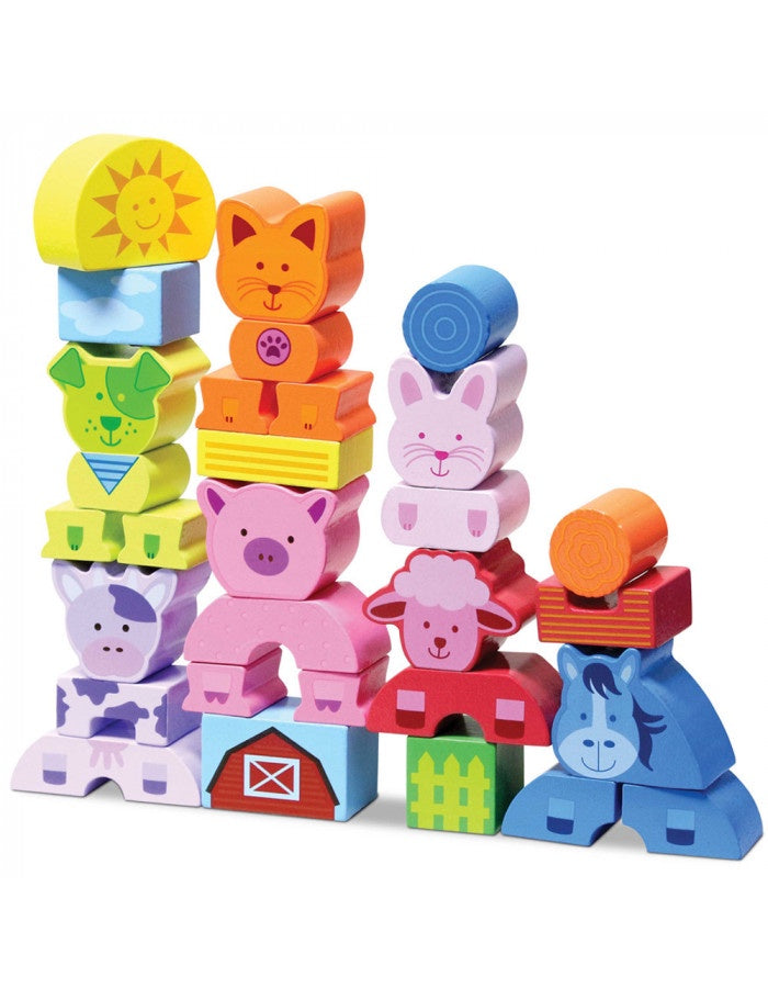 first learning wooden blocks