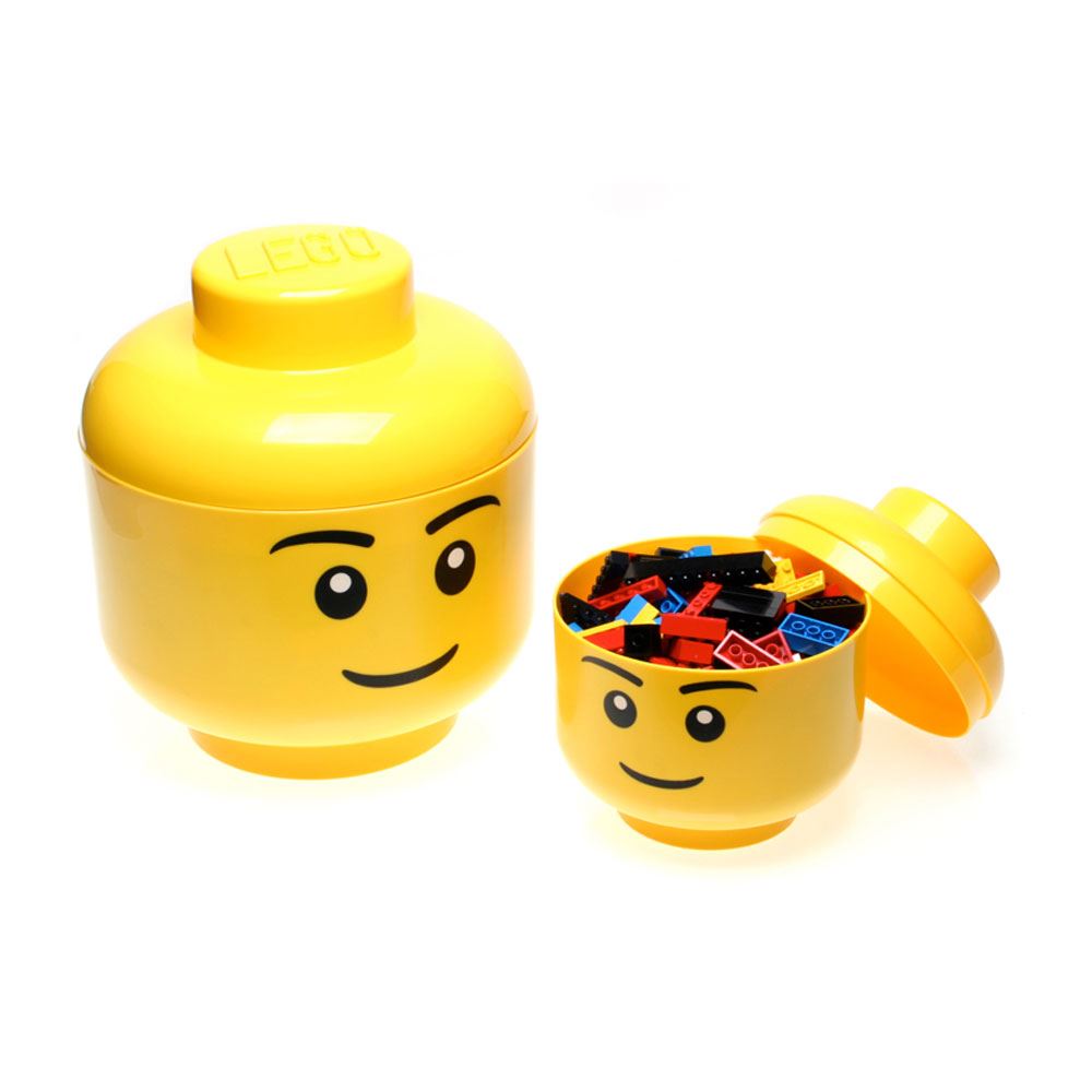 iconic storage head lego