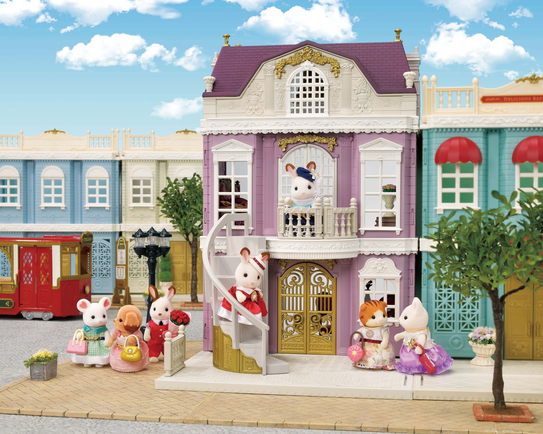 sylvanian families elegant town manor