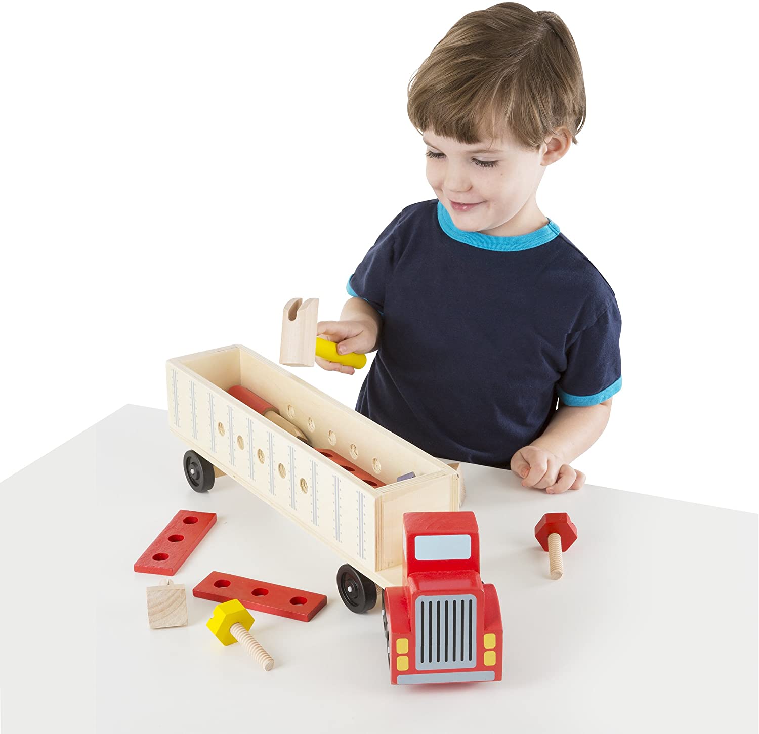 melissa and doug big truck building set