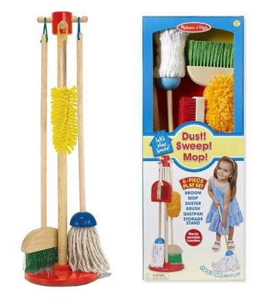 melissa and doug mop broom set
