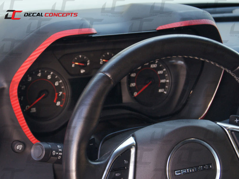2016-23 Camaro - Gauge Bezel Accent Decal Kit - Decal Concepts