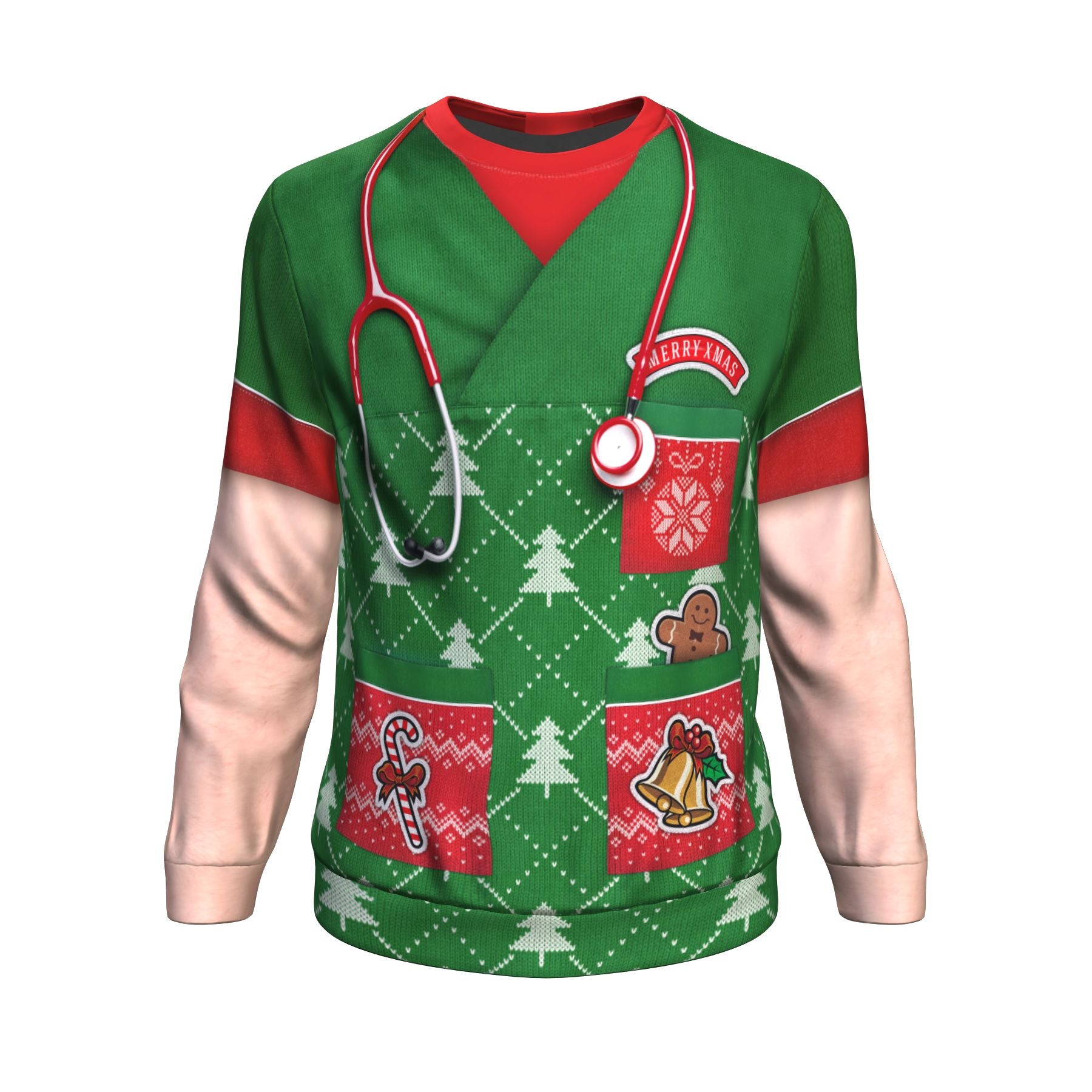 tachy nurse christmas sweater