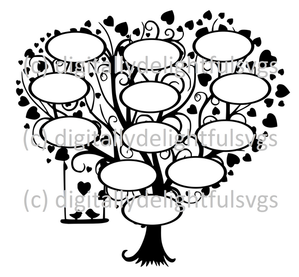 Download Family Tree 12 svg - Digitallydelightfulsvgs