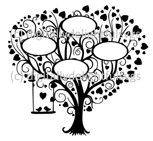 Free Free 100 Blank Family Tree Svg Free SVG PNG EPS DXF File