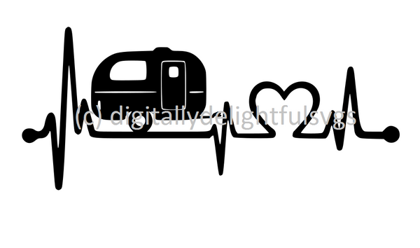 Download Camping Heartbeat svg - Digitallydelightfulsvgs