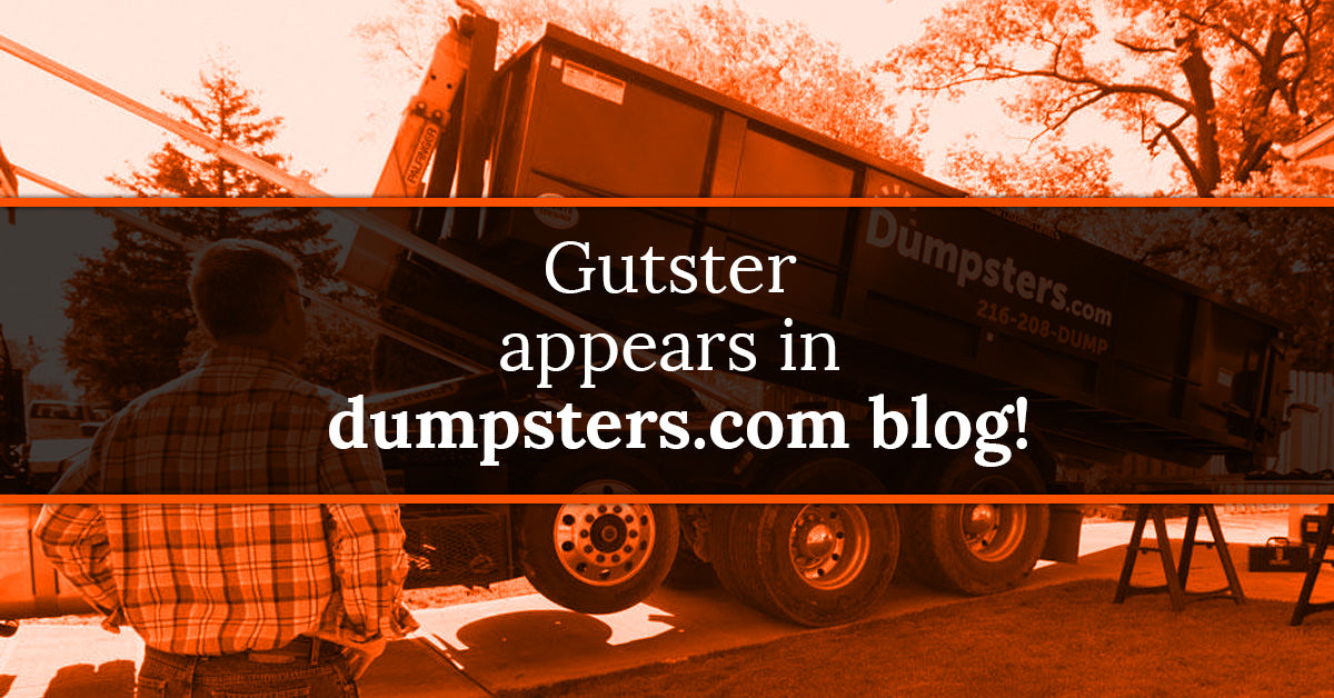 Gutster appears in dumsters.com blog
