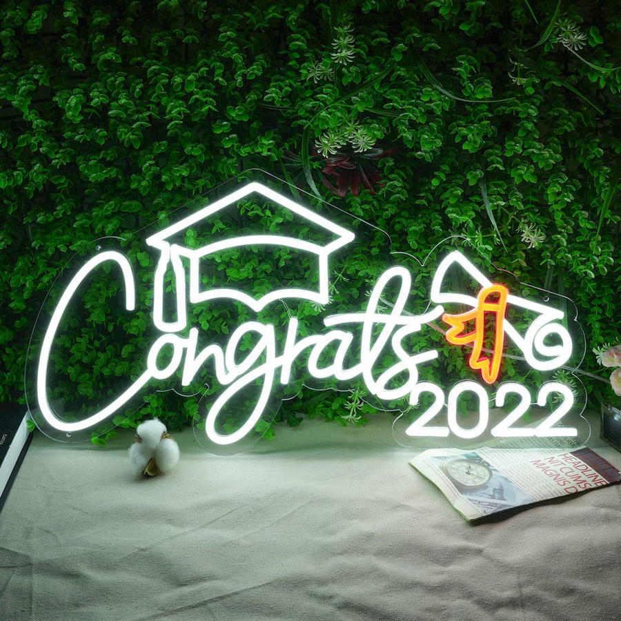 Congrats 2022 neon sign