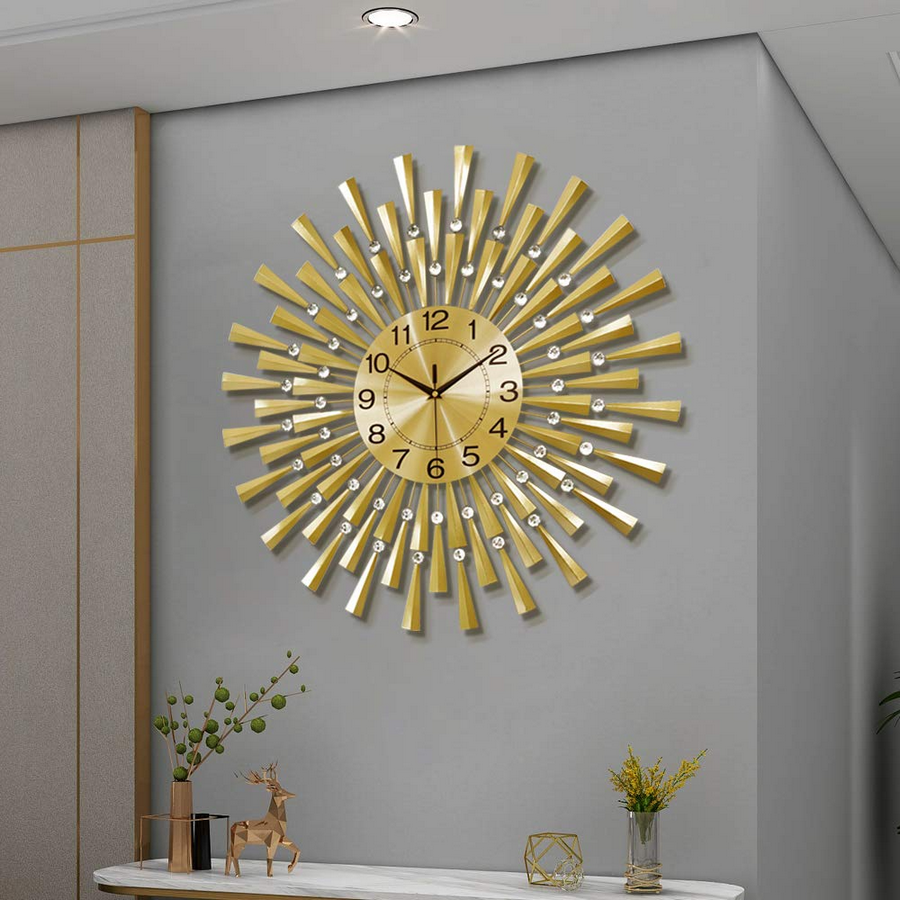 FLEBLE Large Wall Clocks for Living Room