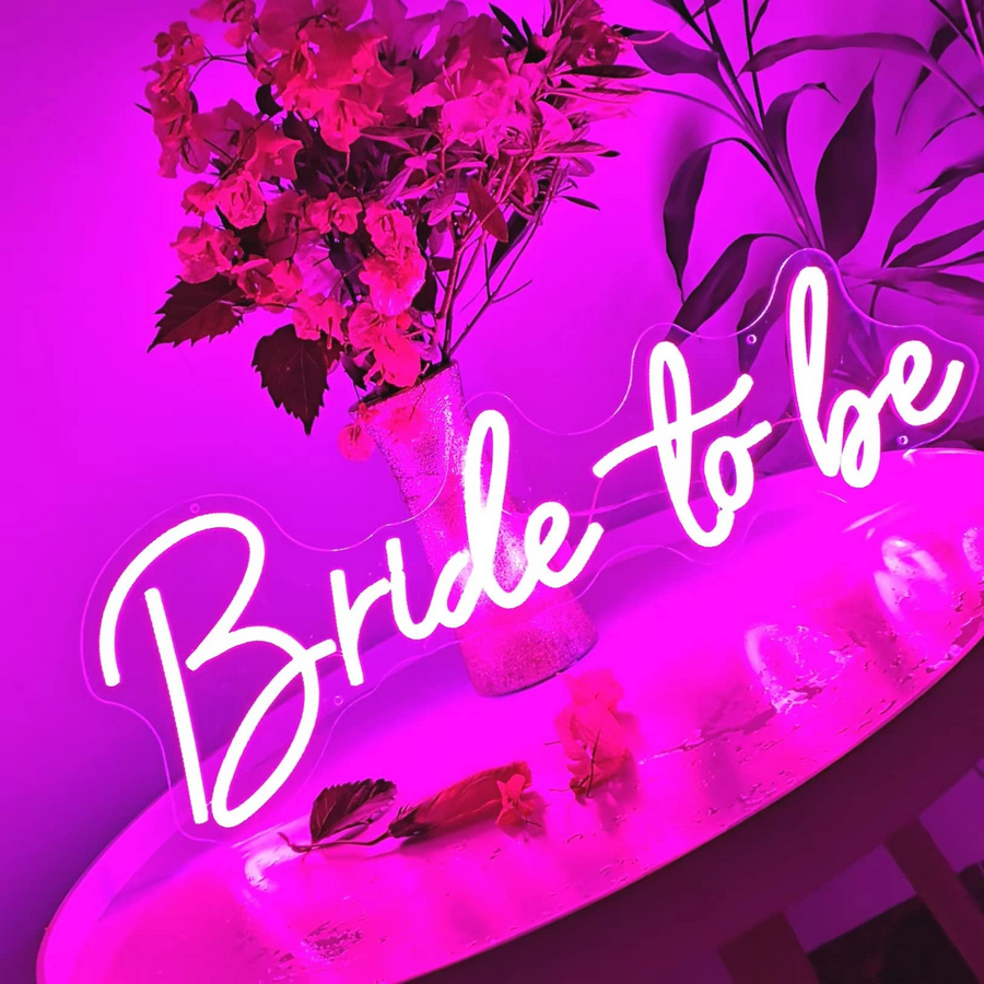 Pink Bride to Be LED neon sign