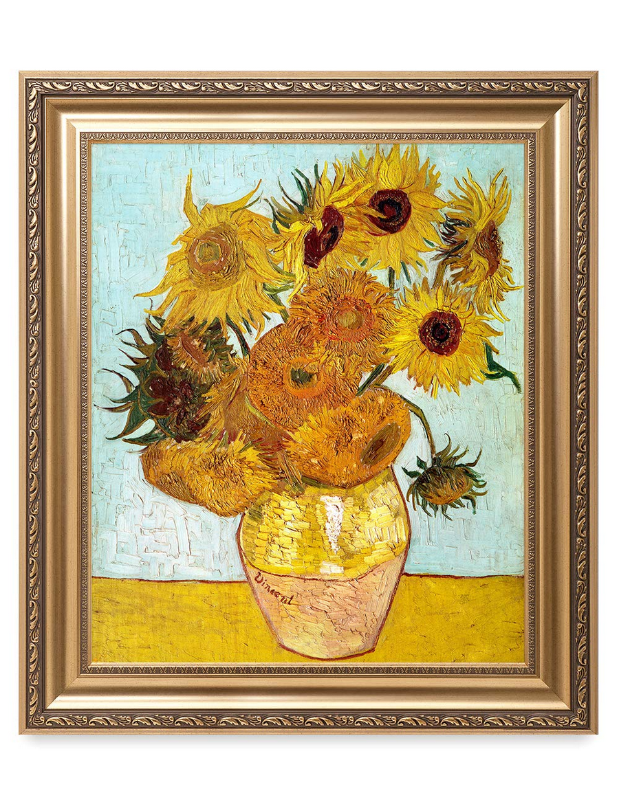 Twelve Sunflowers Classic Prints by Van Gogh