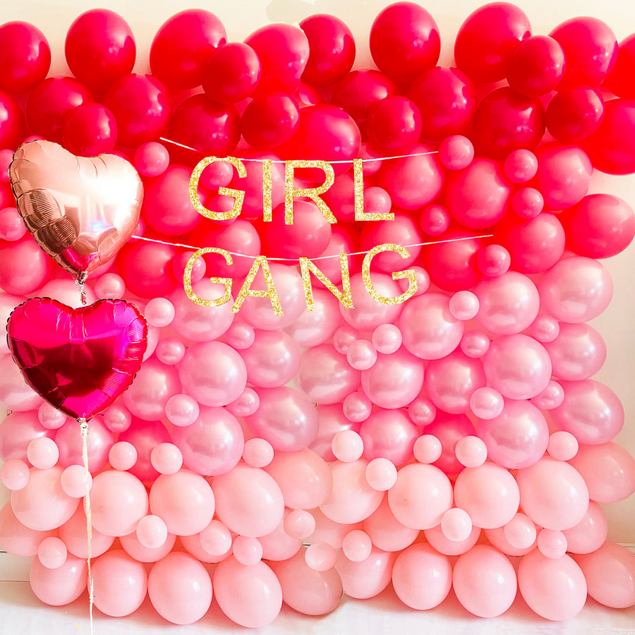 Delightful Balloon Wall for baby shower 