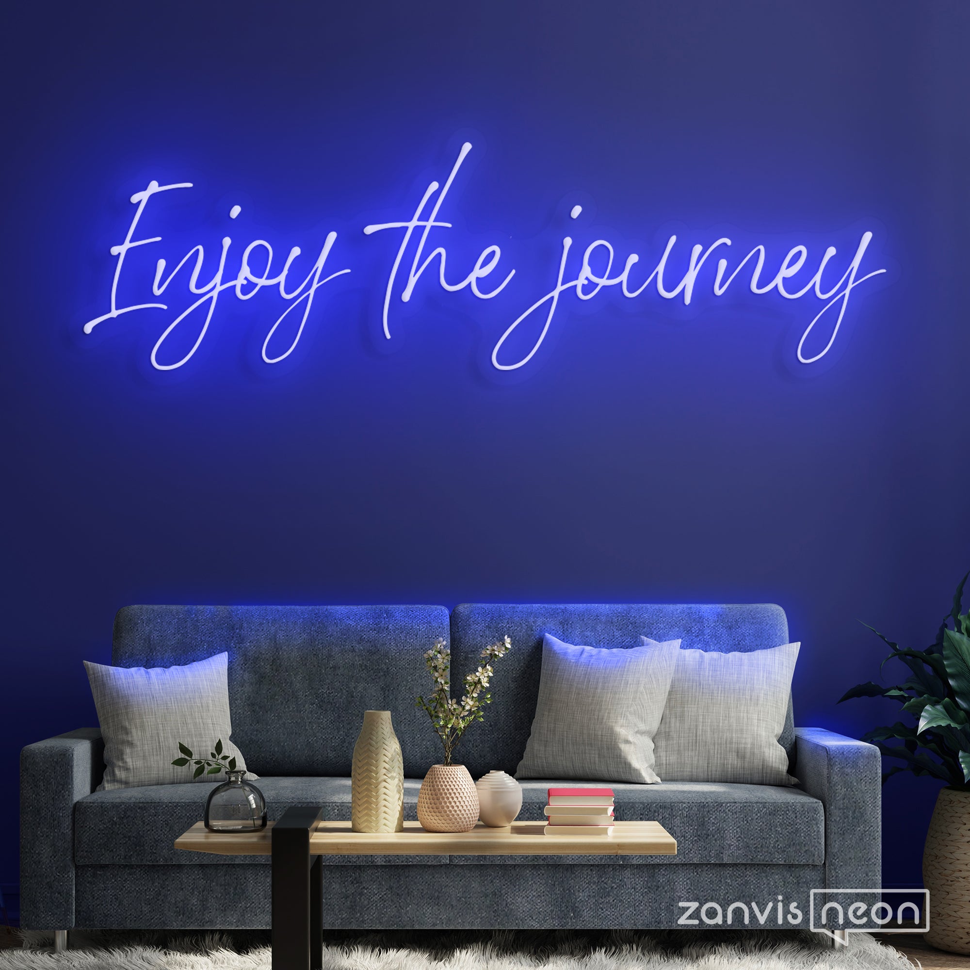 "Enjoy the Journey"  neon sign