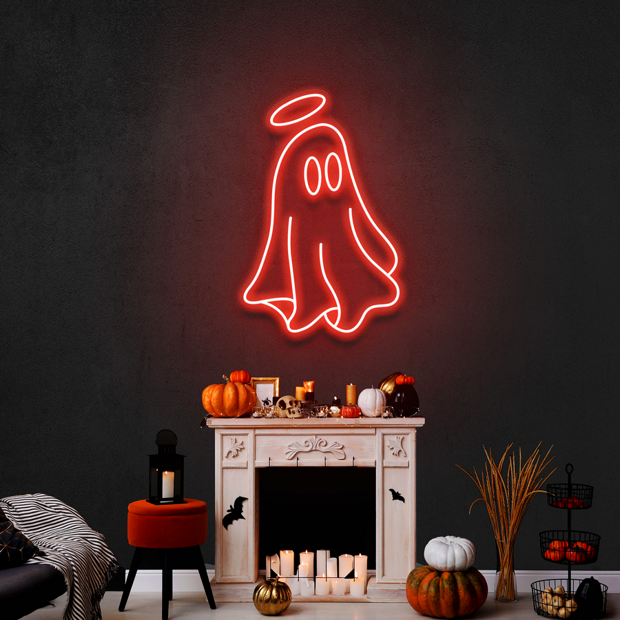 Halloween Ghost Neon Sign