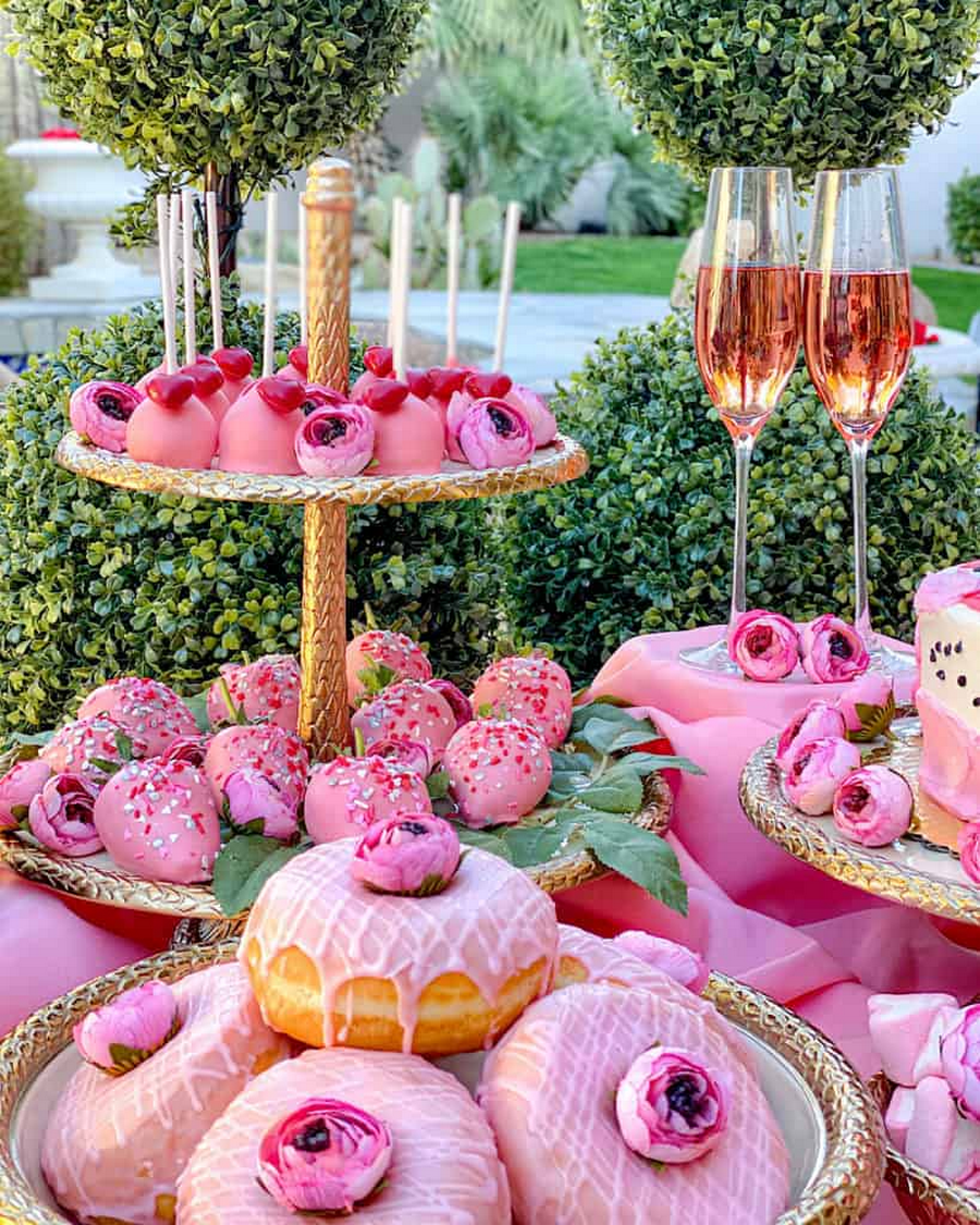 Pink Dessert Buffet