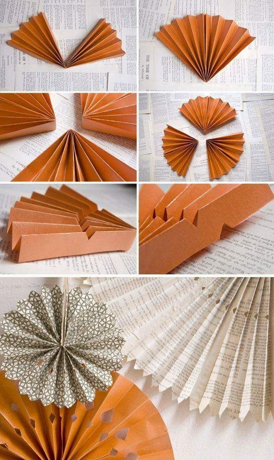 DIY Paper Fans Tutorials