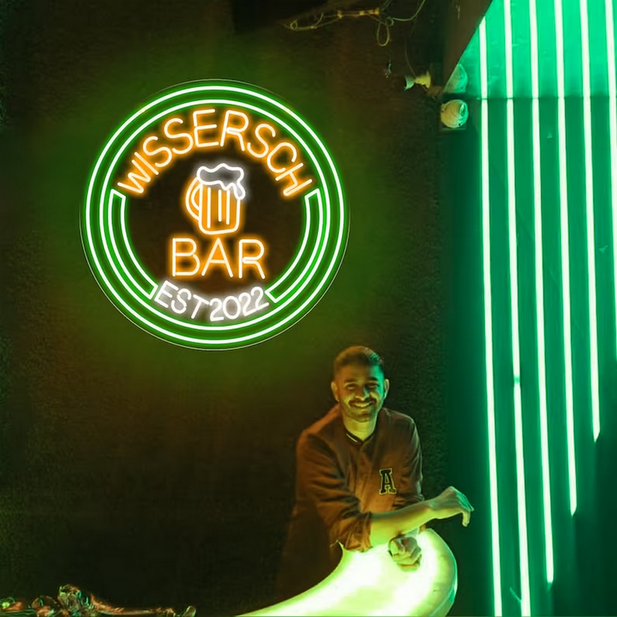 WISSERSCH bar neon sign