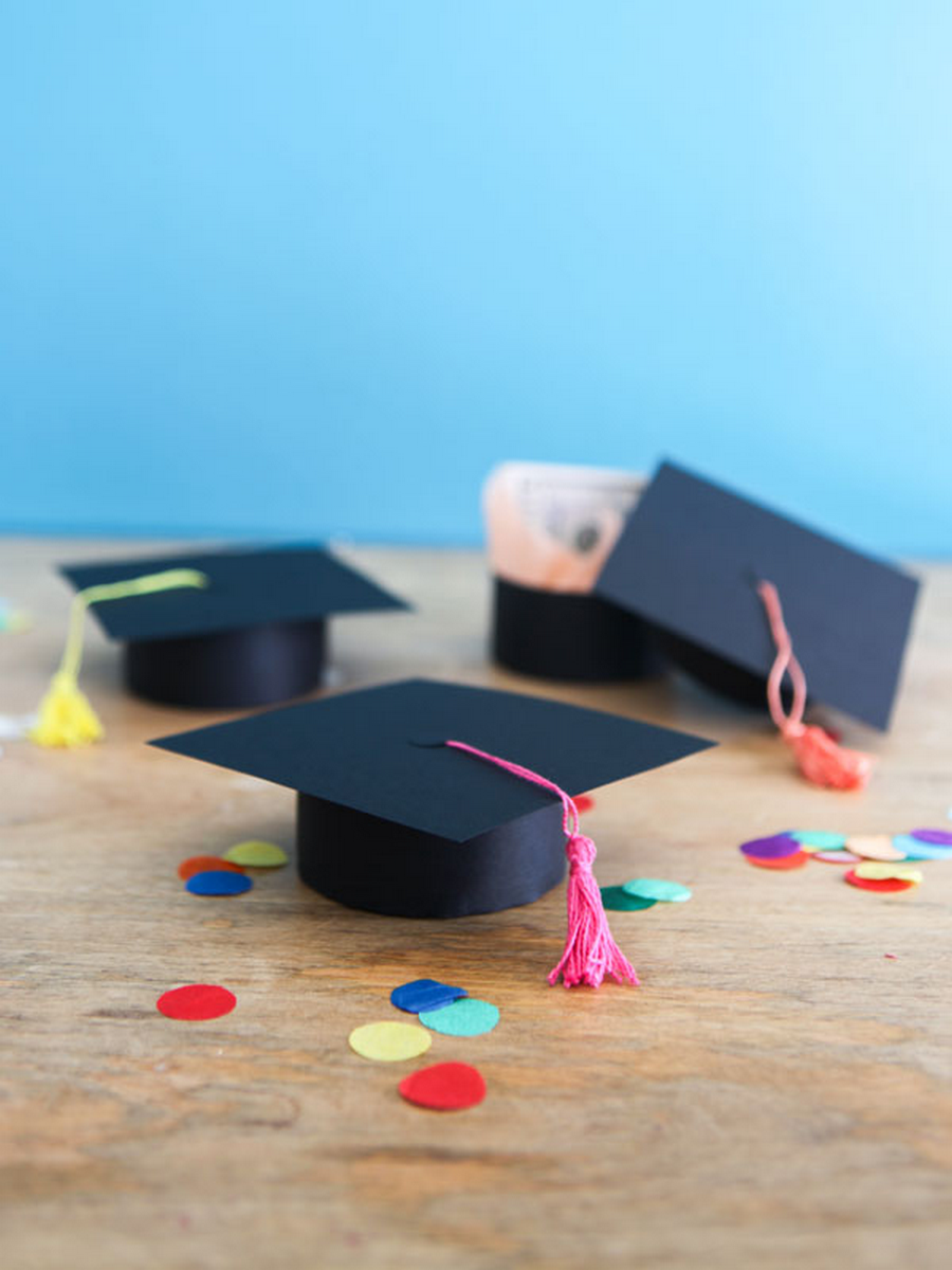 DIY Paper Graduation Caps