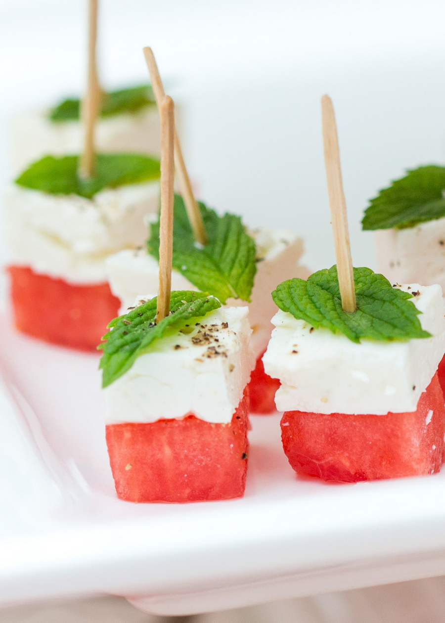 Watermelon and Feta Appetizer