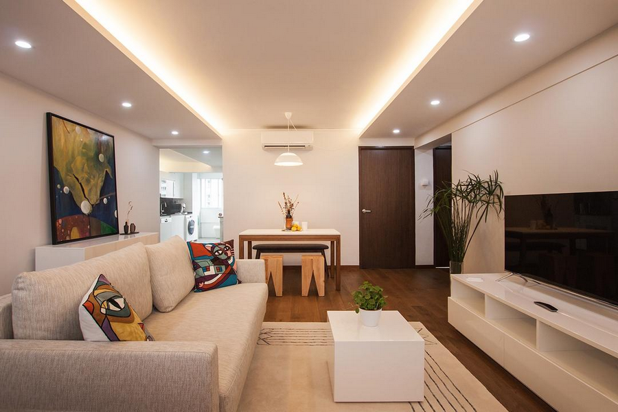 recessed lighting for living room