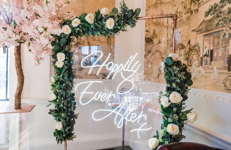 Happily Ever After Wedding LED Neon Sign