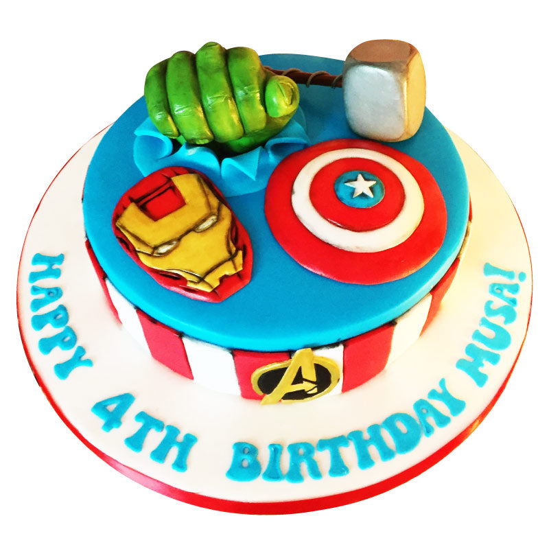 Avengers Birthday Cake Buy Online Free Uk Delivery New Cakes