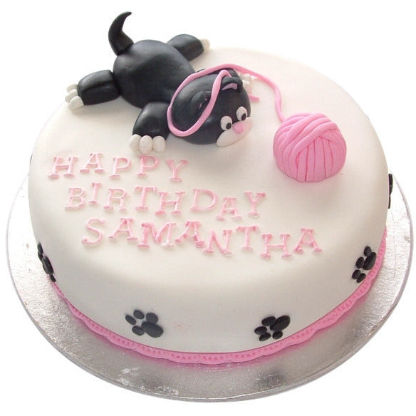 Cat Birthday Cake Buy Online Free Uk Deliver New Cakes