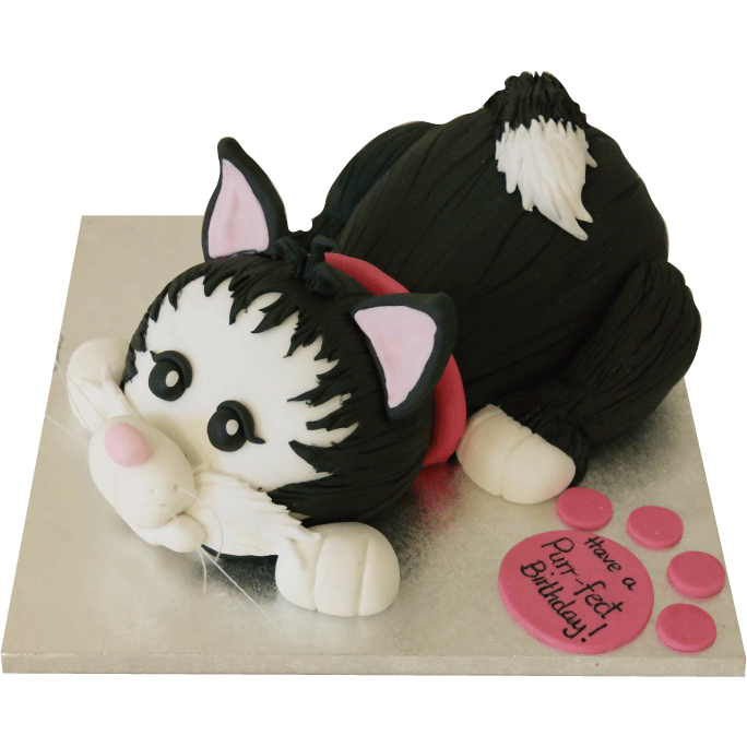 Cat Birthday Cake Buy Online Free Uk Delivery New Cakes