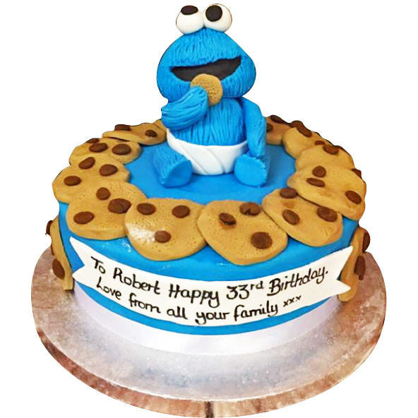 Cookie Monster Cake Buy Online Free Uk Delivery New Cakes
