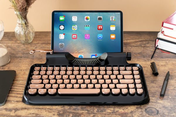 retro mechanical keyboard for ipad