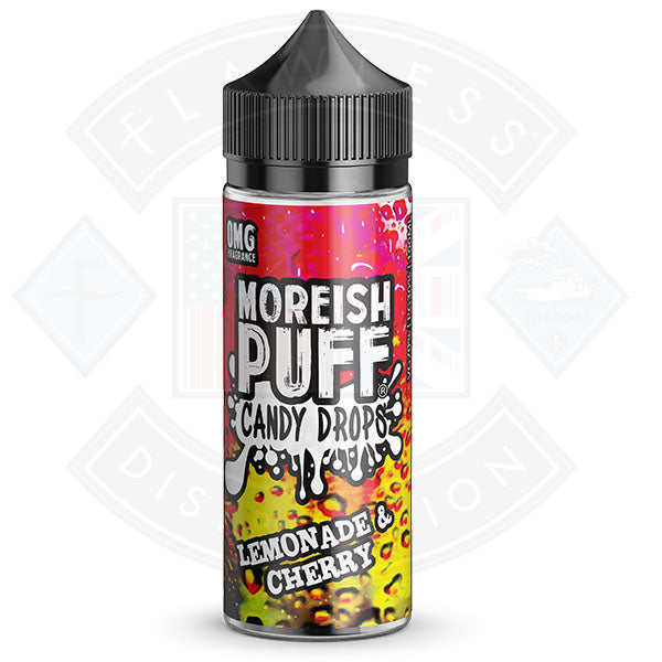 Moreish Puff Candy Drops Lemonade & Cherry 0mg 100ml Shortfill E-liquid