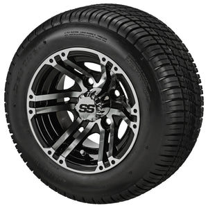 Yukon Black & Machined on 205/50-10 Low Pro Tire