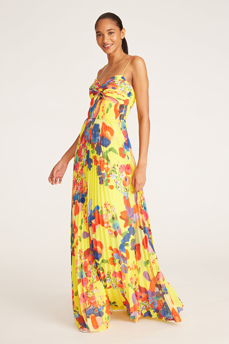 Dawson Pleated Gown – AMUR