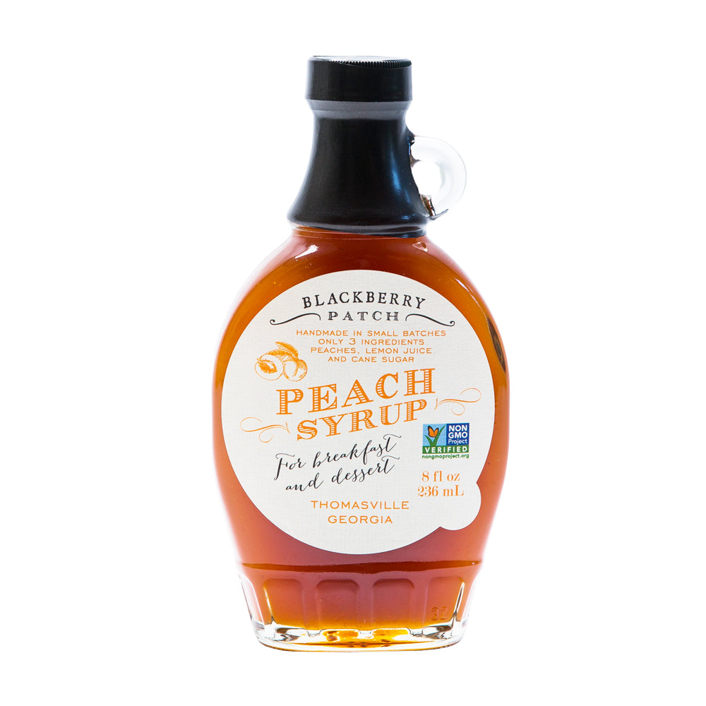 Peach Premium Syrup - Blackberry Patch Fruit Syrups, Preserves and