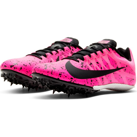 pink spikes track