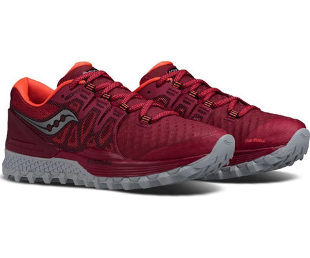 womens red saucony shoes