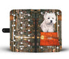 Cute Westie Print Wallet Case-Free Shipping-ND State