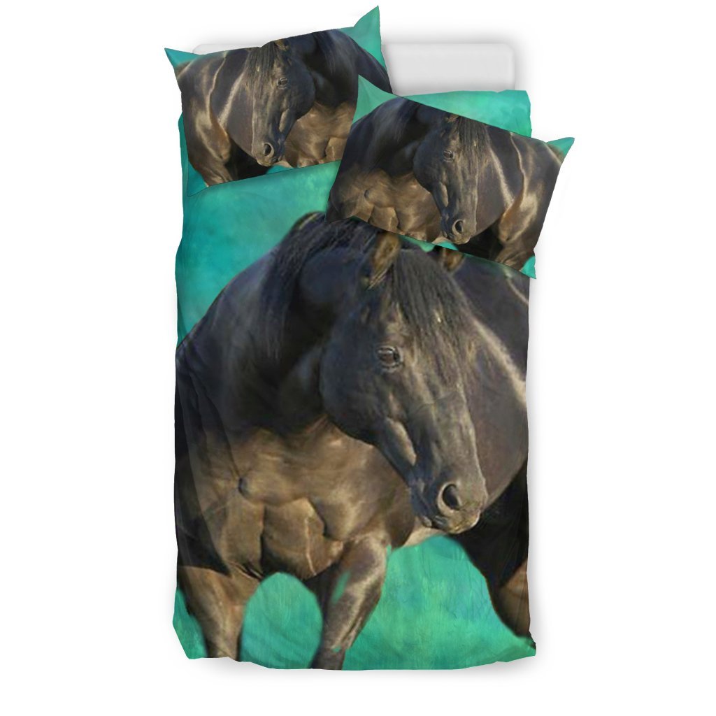 Thoroughbred Horse Print Bedding Set Free Shipping Innovative