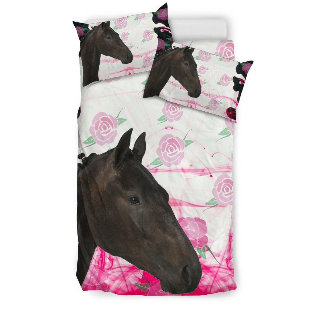 Belgian Warmblood Horse Floral Print Bedding Sets Free Shipping