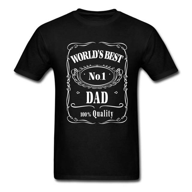 Fathers Day T-Shirt Worlds Best Number 1 Dad - Plus Size - INNOVATIVE ...