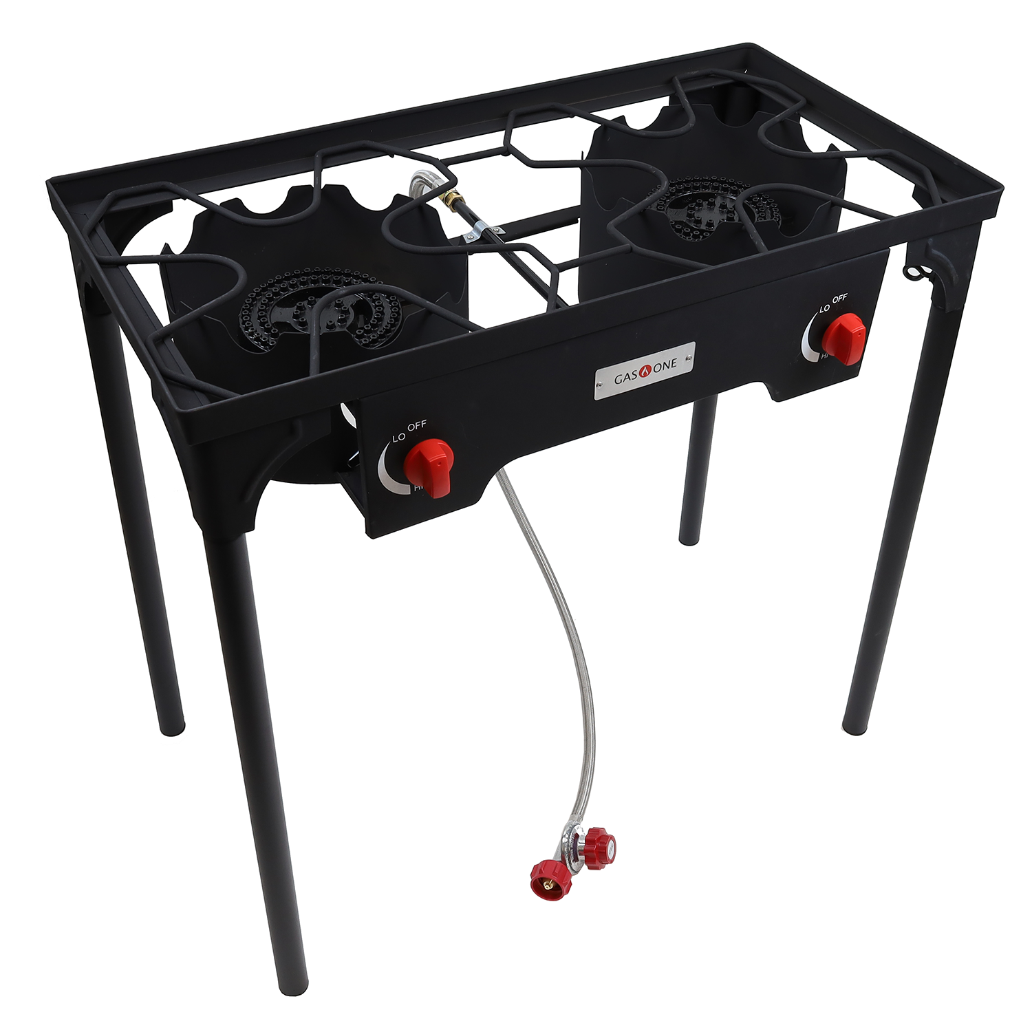 Portable Propane Gas Gasoline lpg 2-Burner Stove Stand Dual