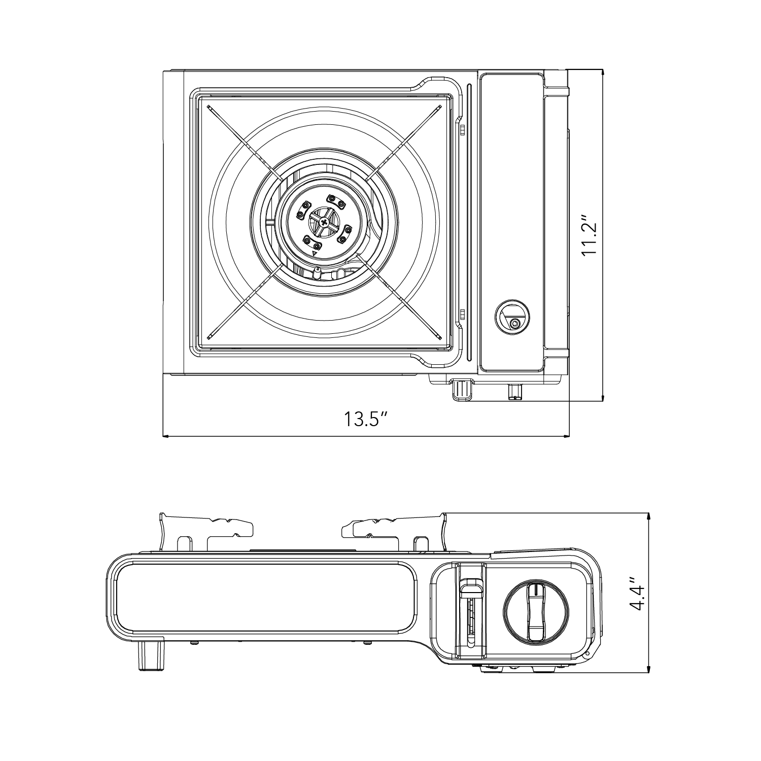 1-Burner Portable Butane Gas Stove – Gas One