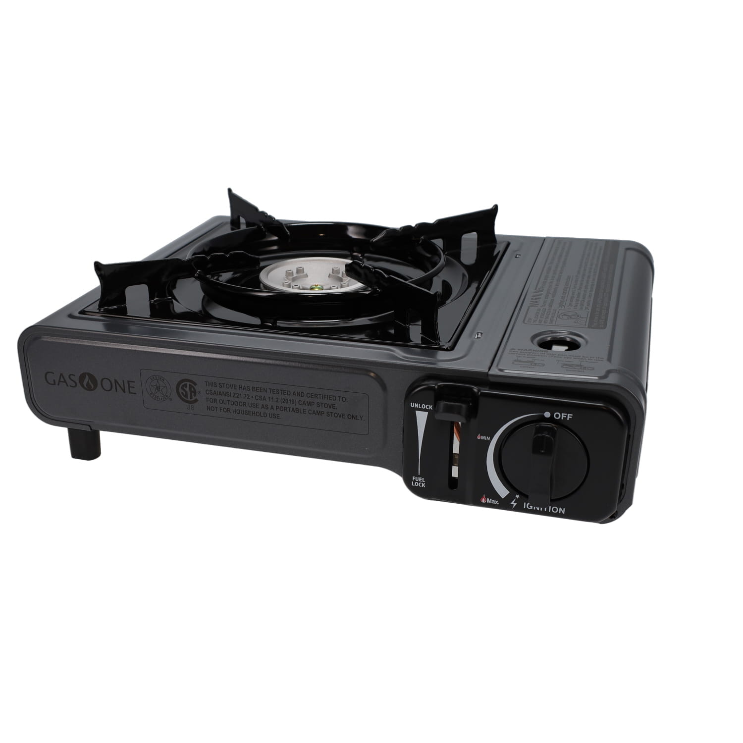 15,000 BTU Portable Butane and Propane Camp Stove