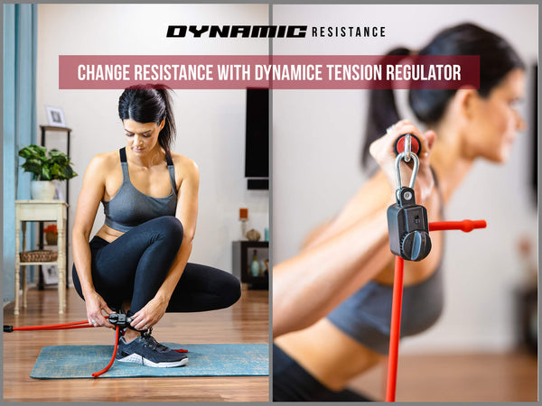 resistance band home gym system