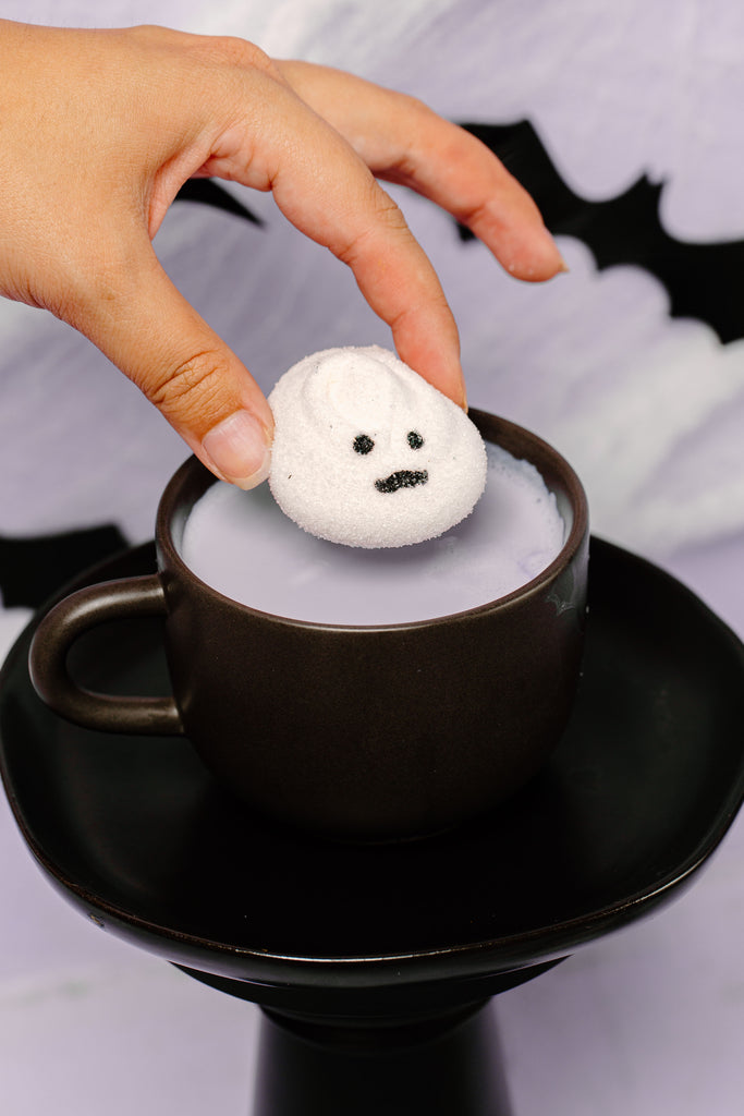 Boo Thang Marshmallow ghost hot chocolate 